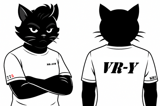 KB775 NEVER MISSED | Heroes Line T-Shirt | Blaq Cat Apparel